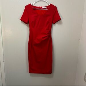 Boden Scarlet Midi Dress with Short Sleeves
